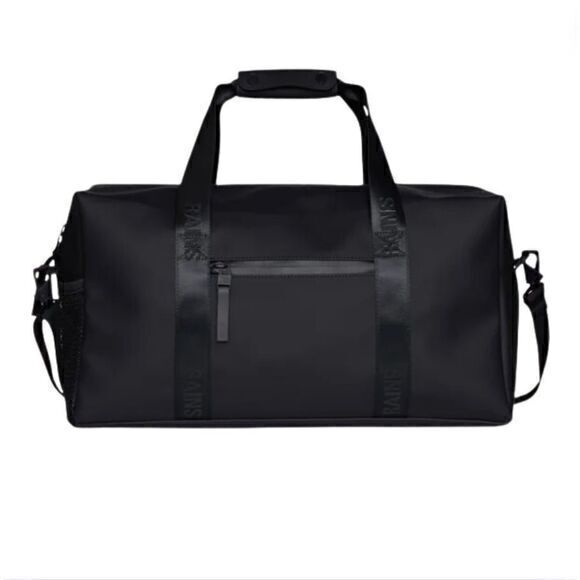 RAINS Trail Gym Bag Overnight Weekend Duffle Black - Picture 2 of 4